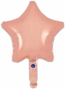 Oaktree 5 Pack Foil Balloon Rose Gold Star 9