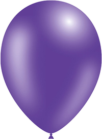 Decotex Pro 50 Pack Latex Balloons Metallic Purple 11"
