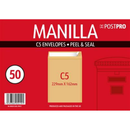 50pk Redfield Envelopes C5 162x229mm Manilla