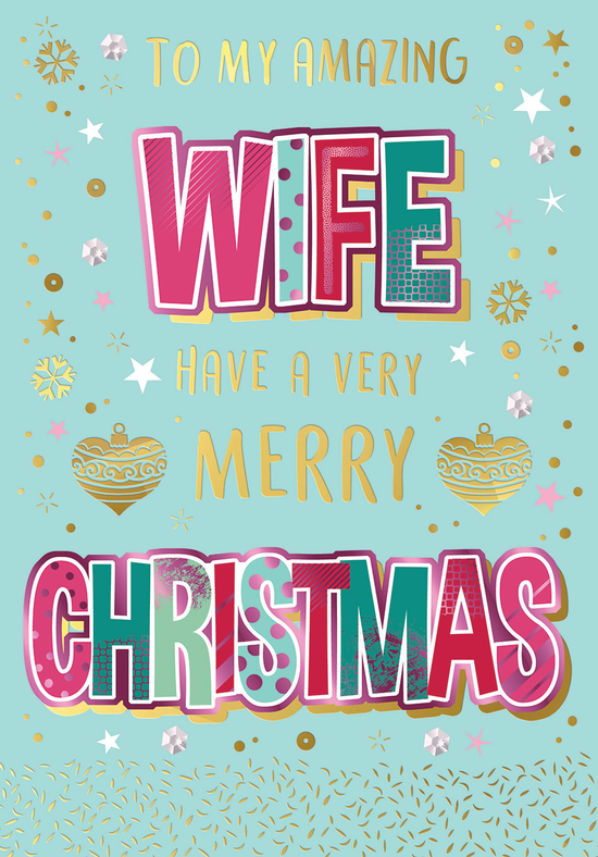 Regal 6 Pack M6 Cards Christmas Wife