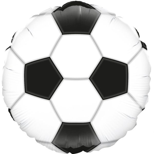 Round Football 18" Foil Balloon