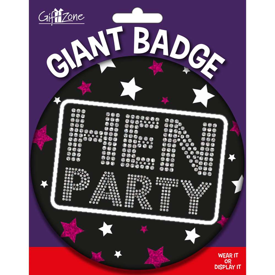 Big Badge Hen Party Bride To Be