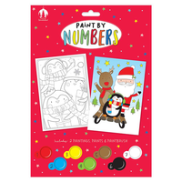 Activity Paint By Numbers Set Christmas