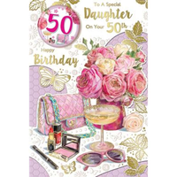 Xpress Yourself C75 Birthday Age 50 Daughter 6pk