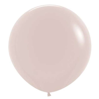 3 Latex Balloons 24" Fashion White Sand