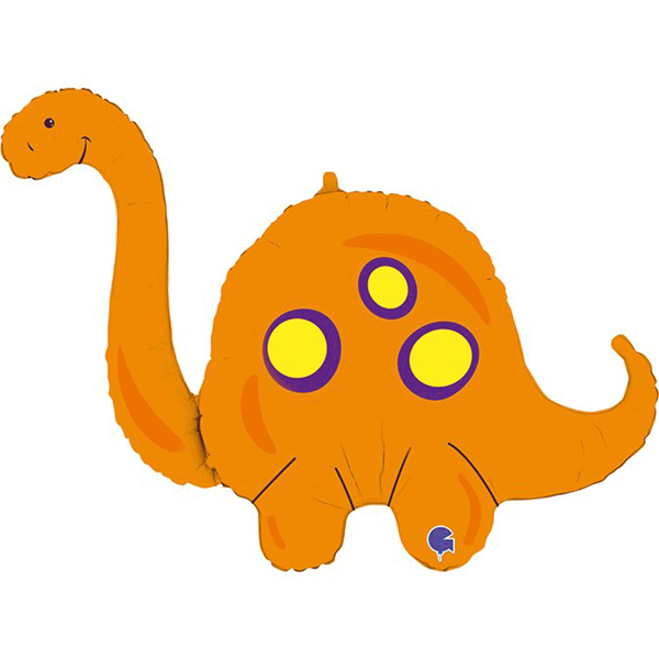 Brontosaurus Dinosaur 44" Foil Balloon