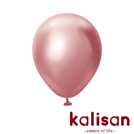 Kalisan Mirror Pink 12" Latex Balloons 50pk