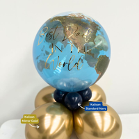 Bubble Balloon 22" Planet Earth