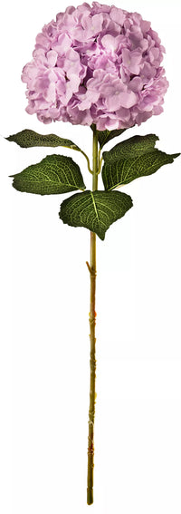 Eleganza Large Head Hydrangea Pastel Lilac 92cm