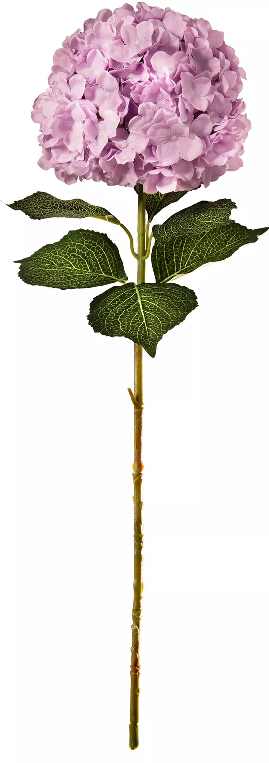 Eleganza Large Head Hydrangea Pastel Lilac 92cm