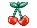 PartyDeco Cherries 12" Air Fill Foil Balloon 3pk