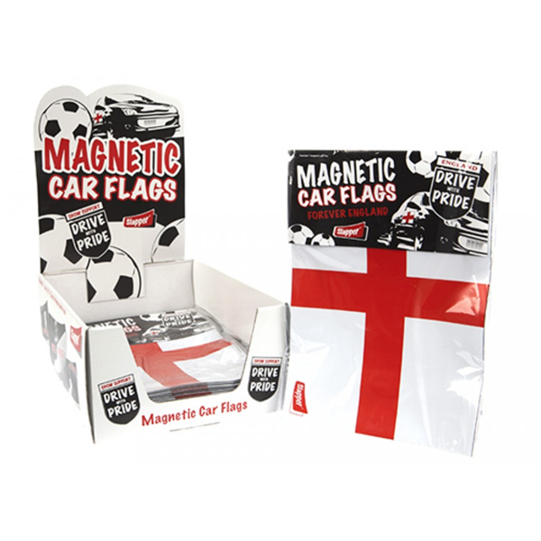 Deluxe England St. George's Cross Magnet Car Flag