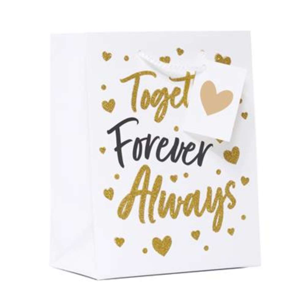 Gift Bag Together Forever Medium Portrait 6pk