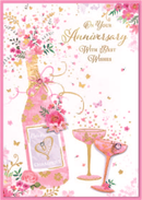 Isabel's Garden 6 Pack Cards C50 Your Anniversary