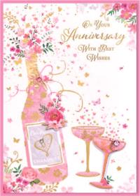 Isabel's Garden 6 Pack Cards C50 Your Anniversary
