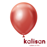 Kalisan Mirror Red 18" Latex Balloons 25pk