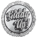 Anagram Foil Balloon Disco Western Giddy Up 18
