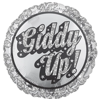 Anagram Foil Balloon Disco Western Giddy Up 18