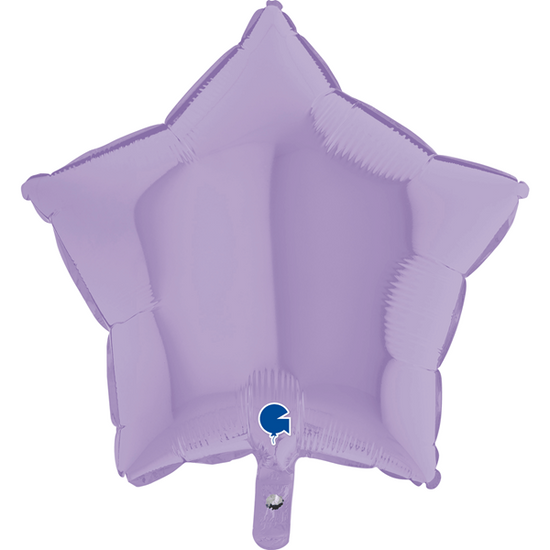 Grabo Foil Balloon Matte Pastel Lilac Star 18"
