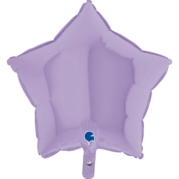 Grabo Foil Balloon Matte Pastel Lilac Star 18"