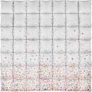 Sparkling Fizz White & Rose Gold 36" Waffle
