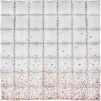 Sparkling Fizz White & Rose Gold 36" Waffle