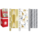 Rollwrap Christmas Luxury Gold 1.5m 50pk