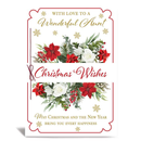 Prelude 6 Pack Cards C50 Christmas Aunt Foliage