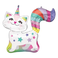 Anagram Foil Balloon Rainbow Caticorn 31"