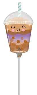 Anagram Boba Tea 11" Air Fill Foil Balloon