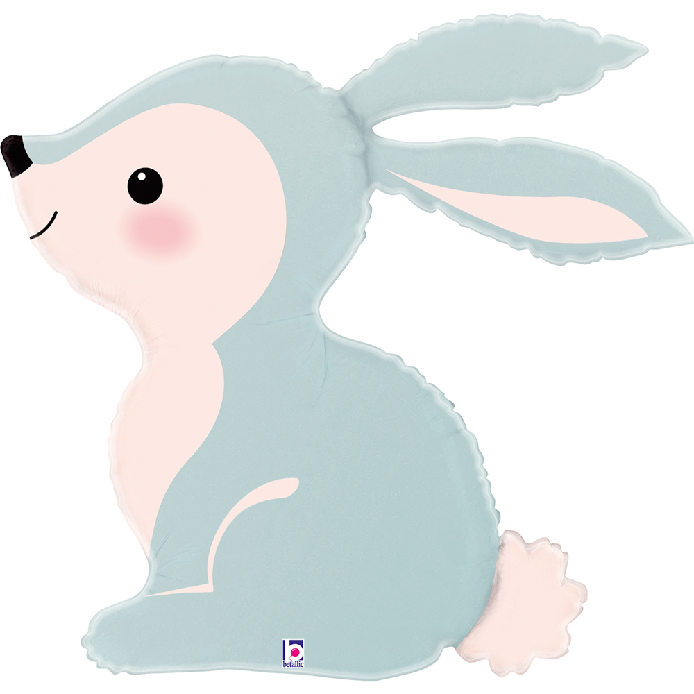 Grabo Foil Balloon Woodland Bunny Blue 31