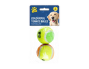 Dog Colourful Tennis balls 2pk