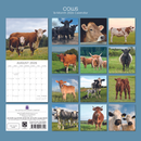 Gifted Stationery Calendar Cows 2027