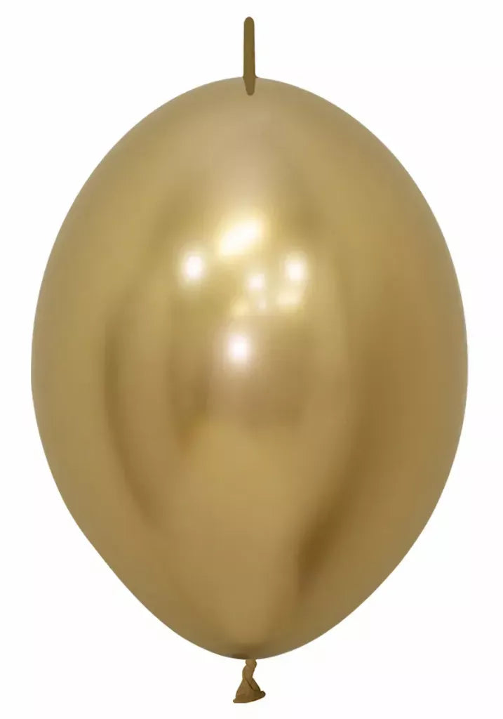 Sempertex Reflex Gold 12" Link-O-Loon 50pk