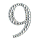 Eleganza Diamante Craft Number 5cm Nine