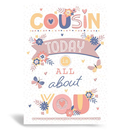 Prelude Pzazzle C50 Birthday Cousin 6pk