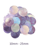 Oaktree Confetti Metallic Iridescent Foil 10mm 50g