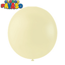 Macaroon Vanilla 24" Latex Balloons 10pk