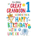 Regal C75 Birthday Age 1 Great-Grandson 6pk