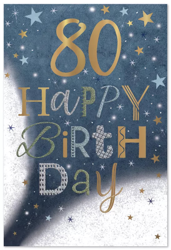 Simon Elvin C50 Birthday Age 80 6pk