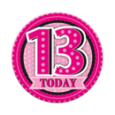 Small Badges Age 13 Female 6pk