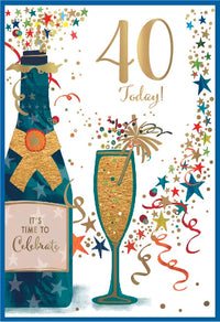 Simon Elvin C50 Birthday Age 40 6pk