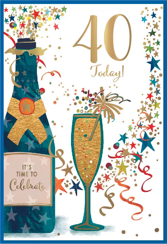 Simon Elvin C50 Birthday Age 40 6pk