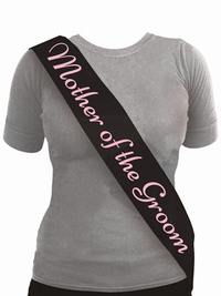 Henbrandt Deluxe Sash Mother Of The Groom Black