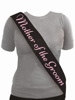 Henbrandt Deluxe Sash Mother Of The Groom Black