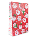 Gift Bag Santa Faces Large Portrait 12pk