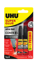 UHU 2 Pack Super Glue 3g