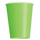 Unique 14 Pack Cups Lime Green 9oz