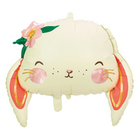 Cute Bunny Rabbit Head 26" Foil Balloon