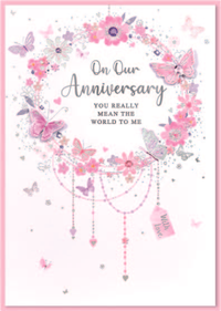 Isabel's Garden 6 Pack Cards C50 Our Anniversary